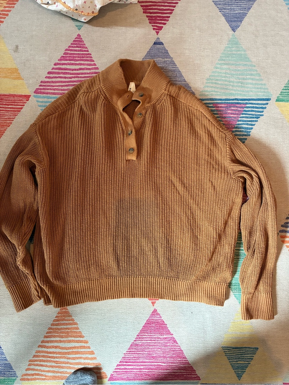 Pact Brown Cotton Sweater